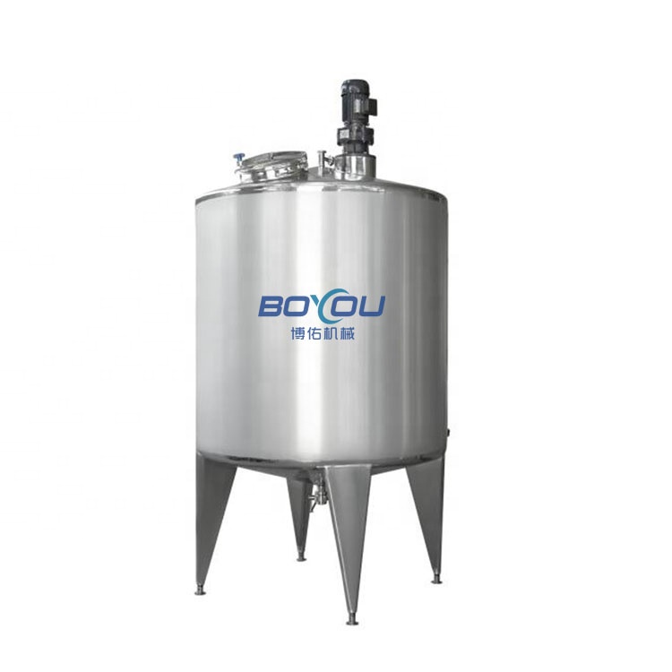 100L stainless steel jacketed water heated blending liquid soap making machine mixing tank with agitator tanque de agitador