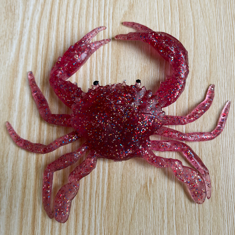 Factory wholesale Artifical Bait 3D Crab Swimbaits Sea Fishing Lure Trout Baits set