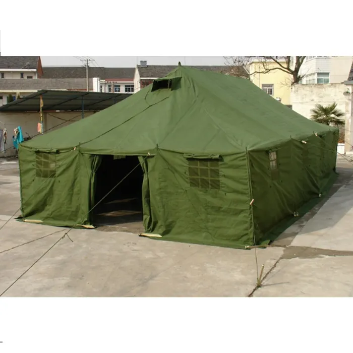 High quality steel outdoor large canvas 5x10 military grade tent