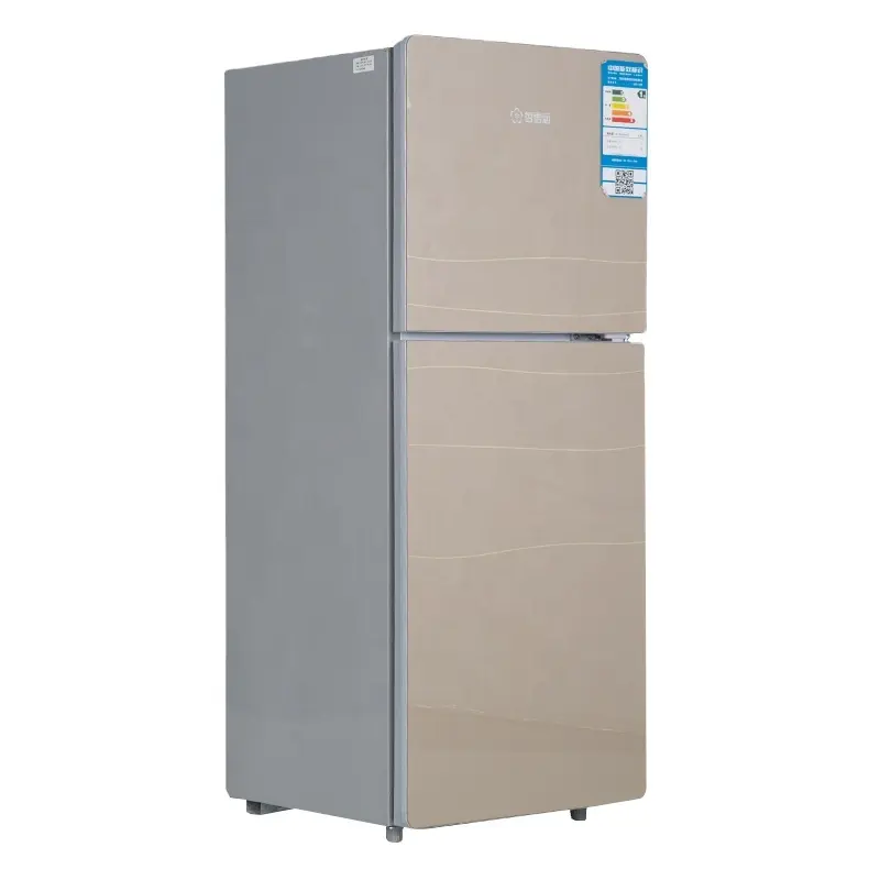 Factory Direct Snowsra BCD-139R tabletop fridge low noise Double Folding Door fridge sale refrigerator