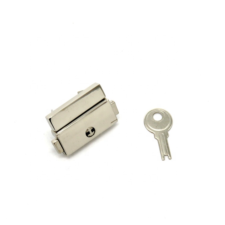 Customized Style Furniture Box fittings small jewelry case box buckle lock with key