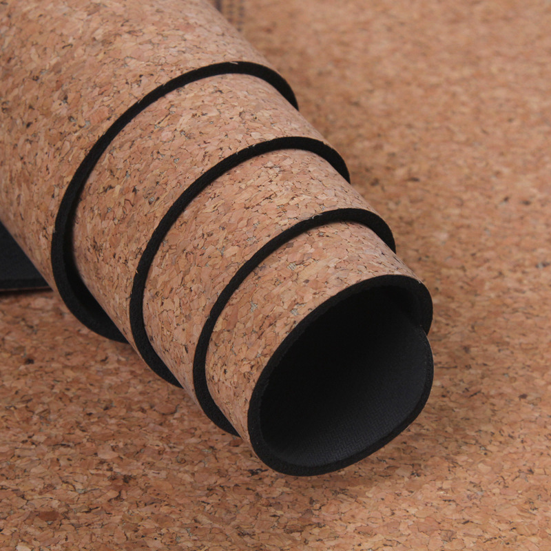 Cork Yoga Mat Organic Cork Natural Rubber Eco Friendly Yoga Mat 5mm