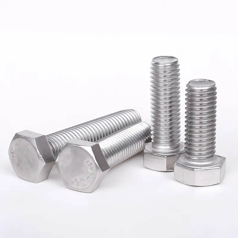 Wholesale Sales Hex Bolt A2 A4 Stainless Steel Hex Head Bolt