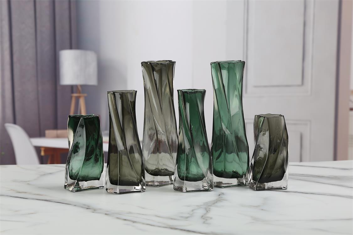 13.5cm Good Material Nordic Modern Crystal Luxury Indoor Flower Vase For Centerpieces