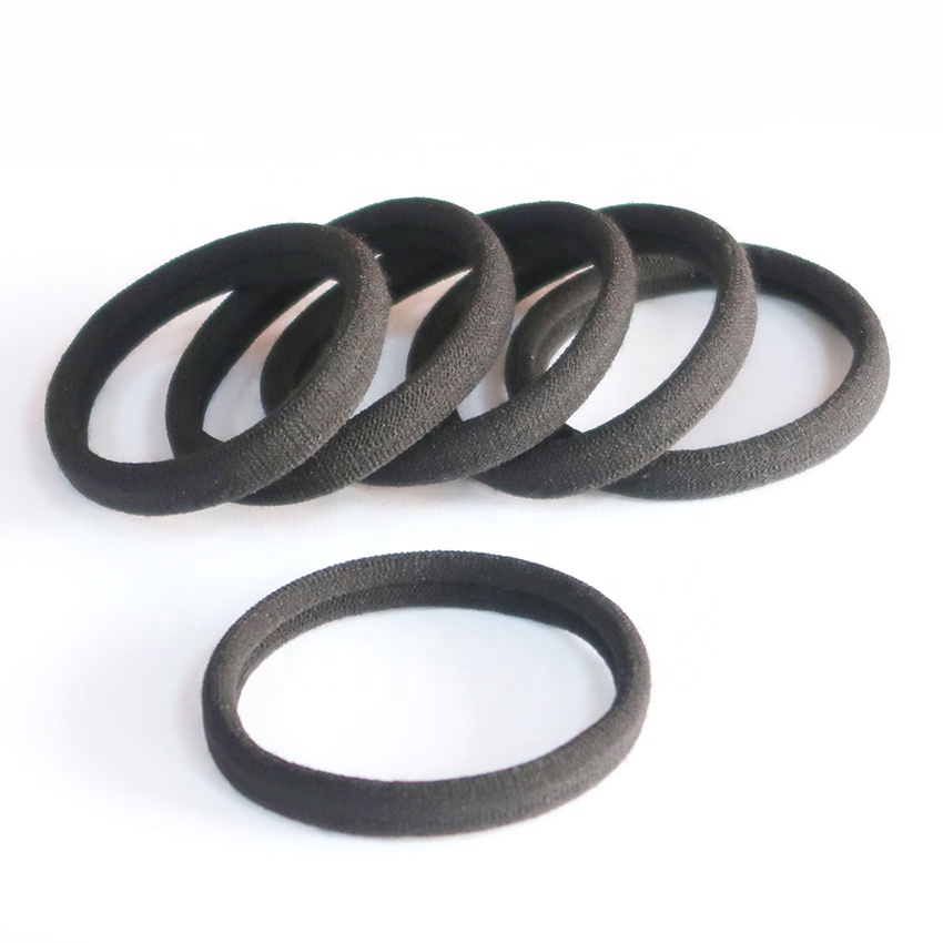 Super Soft Recycled Nylon Material Seamless Elastic Hair Ties Extra Large Ponytail Holders No Damage Hair Bands For Thick Hair
