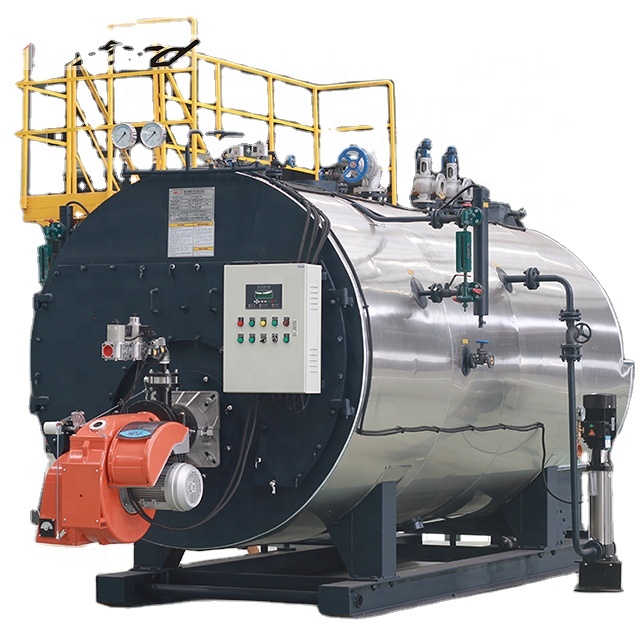 full automatic industrial gas oil steam boiler machine