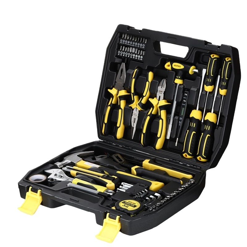 Essential Home Repair Tool Kit 62pcs Office Power Hand Tools Including Pliers Set Bit 1-Year Warranty Customizable OEM
