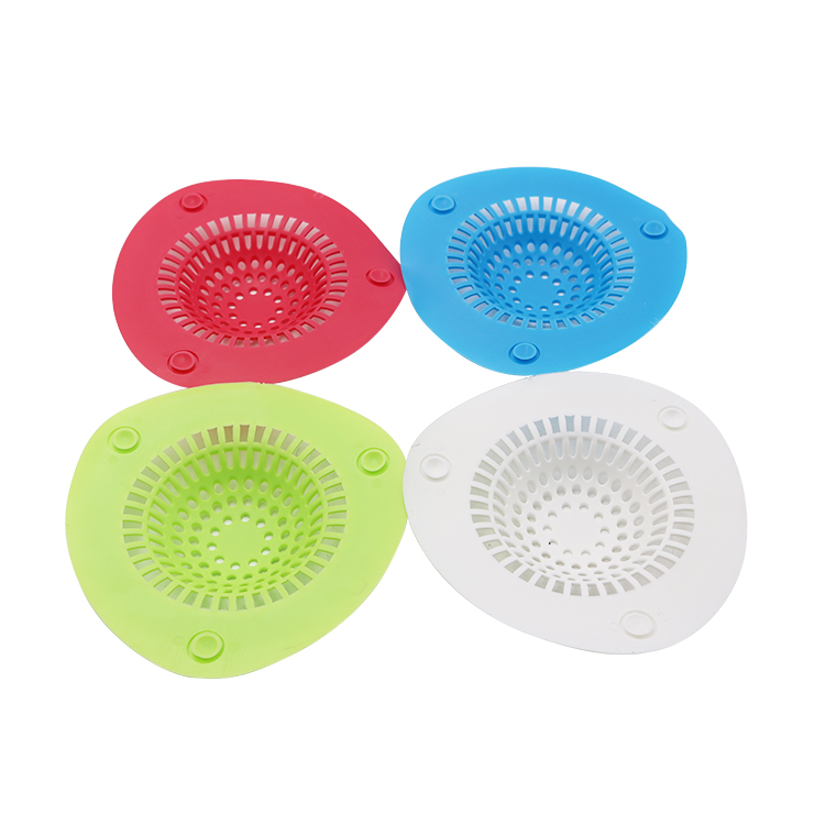 Guida 661048 Wholesale Creative Shower Drain Hair Catcher Silicone Kitchen Bathtub Drain Cover Sewer Anti-Clogging Sink Filter