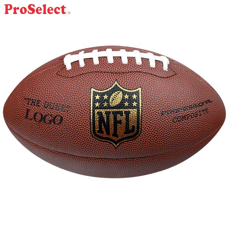 Футбольный мяч для регби Proselect с логотипом на заказ, размер 5, красный латексный пузырь