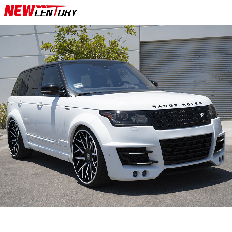 Для 2013-2017 Land Rover Range Rover, Модифицированная решетка для переднего и заднего бампера в стиле lumma, широкий корпус