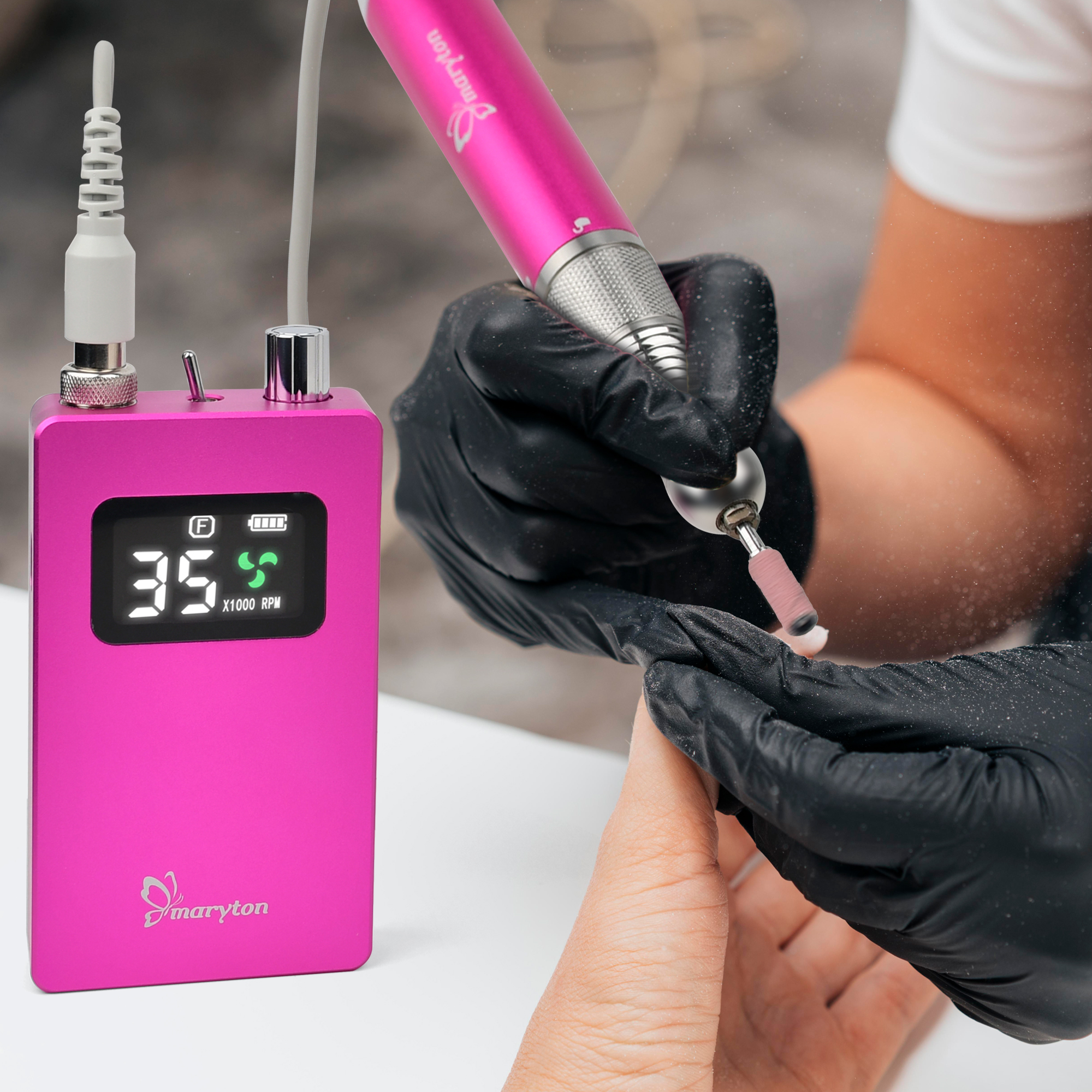 Free Shipping 35000 rpm Strong Powerful Pedicure Manicure Professional Acrylic Nail Drill Machine