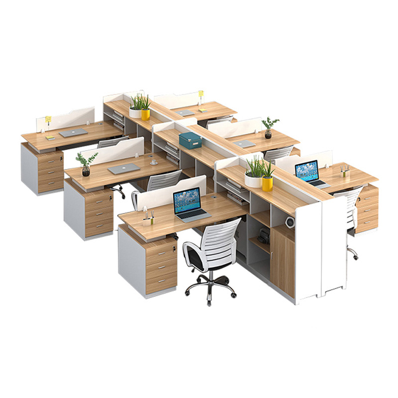 Appearance Multi Furniture Sets Open Work Space Office Desks Low Price Modern School Office Wood Office Furniture Institute