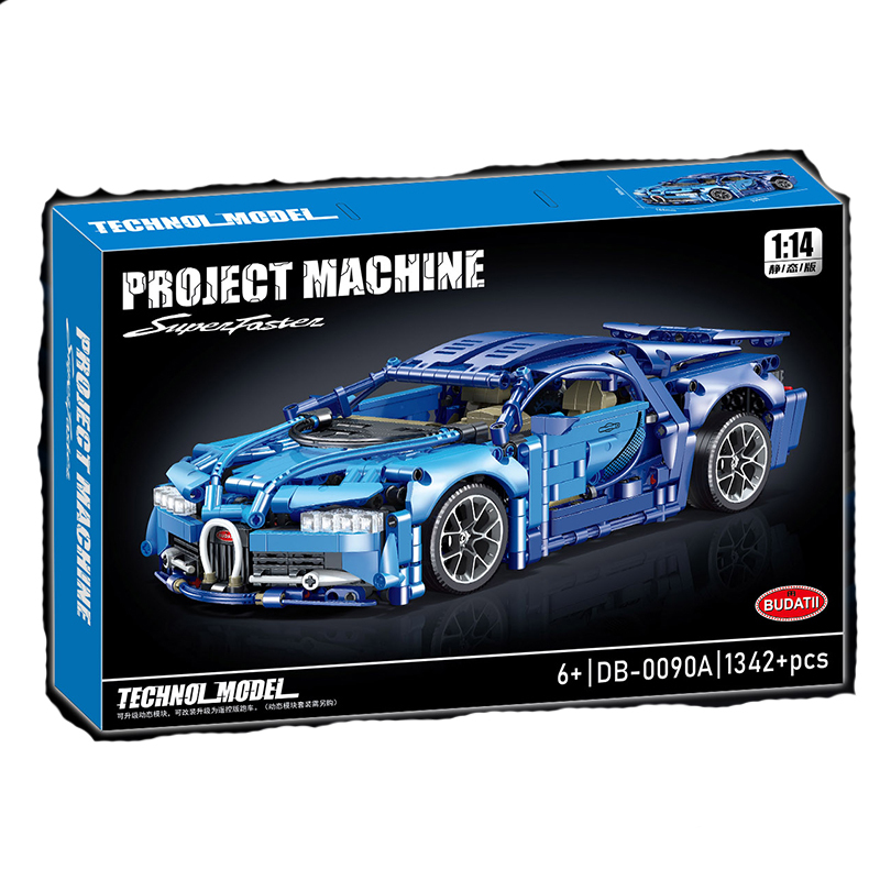 DB-0090A Tech Sports Car Super Fast Racing Vehicle Compatible 42083 Model Building Blocks Bricks Furious Gift Toy Set Boys
