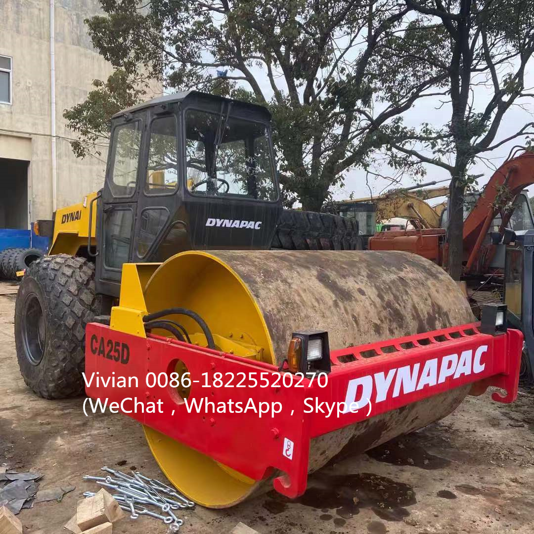 Second hand Danapac CA25D road roller compactor well maintained for sale