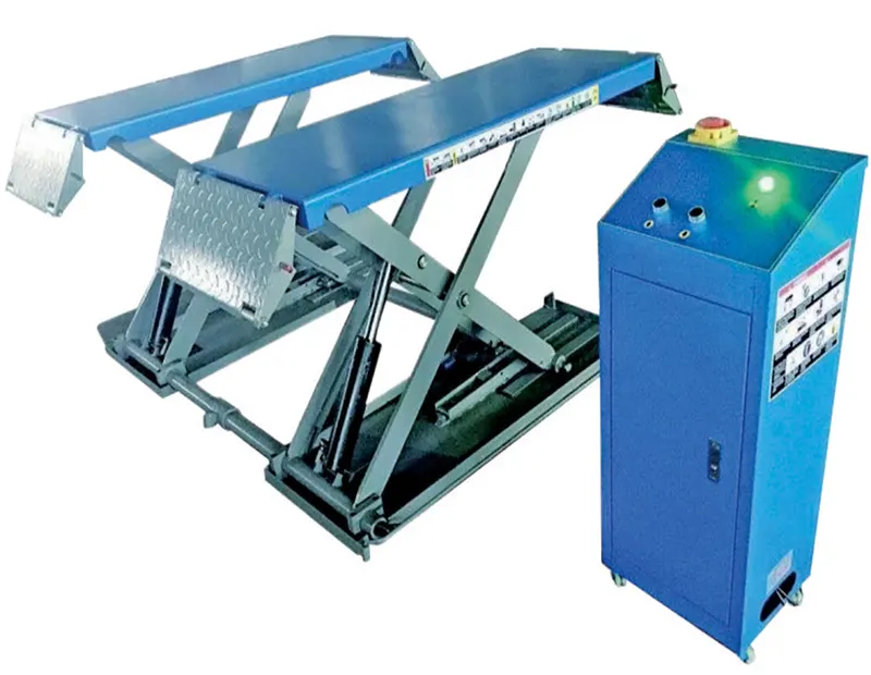 Surface mounting Portable Mid-rise Scissor Lift
