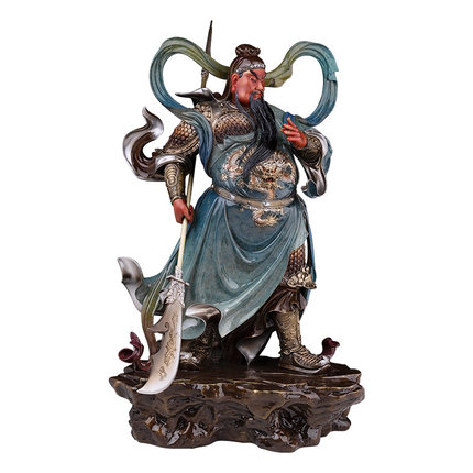 Exquisite religious GALAMVEDA Guan Yu Buddha statue handicraft
