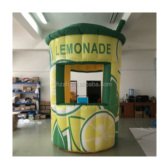 Бесплатная доставка, коммерческий надувной стенд Lemonade для праздника, палатка для ЛИМОННЫХ напитков