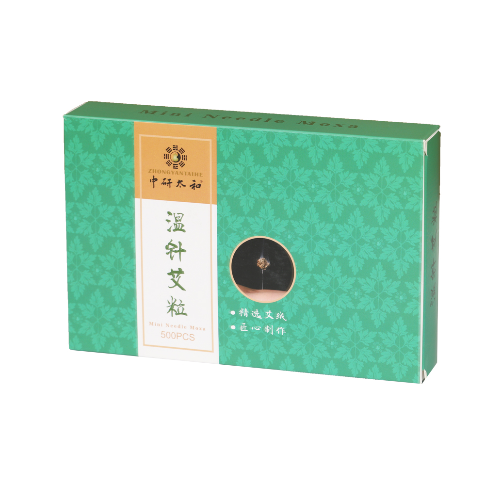 Мини-игла ZhongYan Taihe Moxa, акупунктурные моксибузионные пластыри 500 шт./кор.