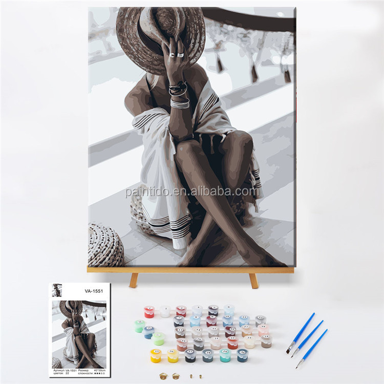 Paintido хит продаж, 3D картина, сексуальная девушка с бикини, растягивающаяся картина