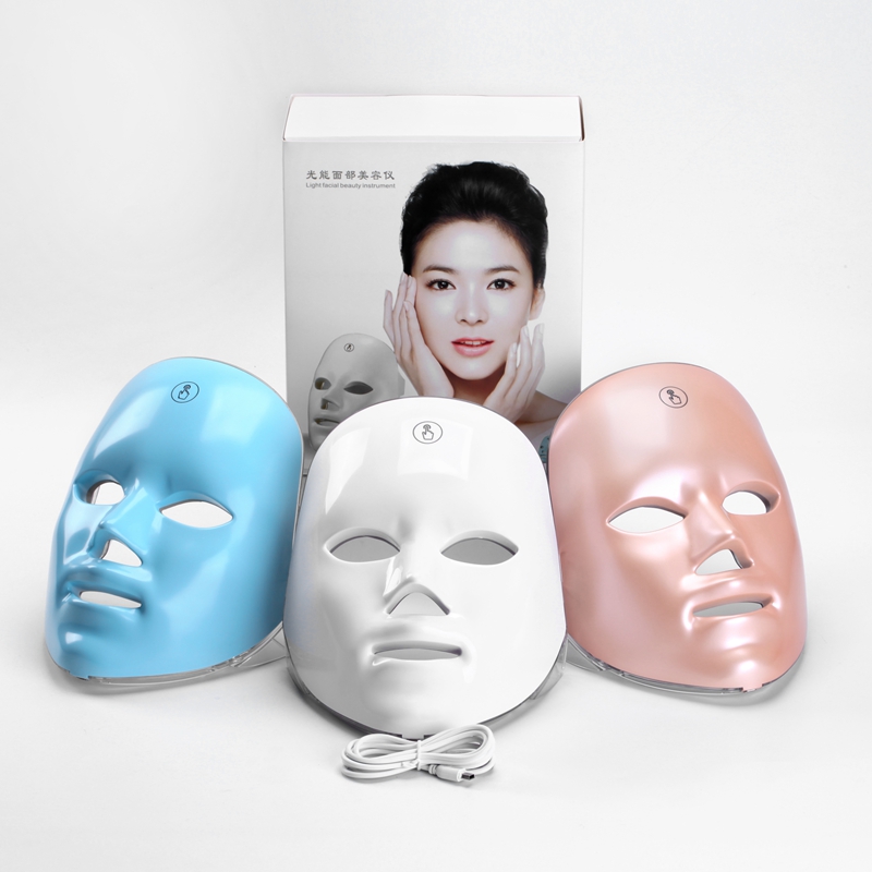 Bigsmile, новые продукты 2021, профессиональные косметические устройства, 7 цветов, светодиодная терапия, маска для лица, беспроводная