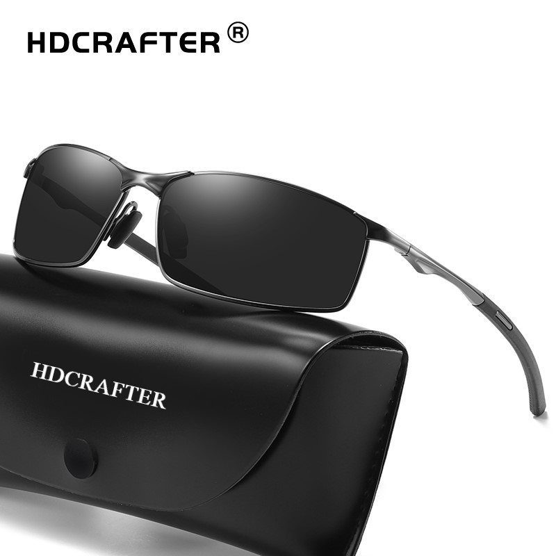 HDCRAFTER Новые поляризованные солнцезащитные очки ночного видения для мужчин с TAC uv400 от производителя оригинальных хромотропных солнцезащитных очков 2021