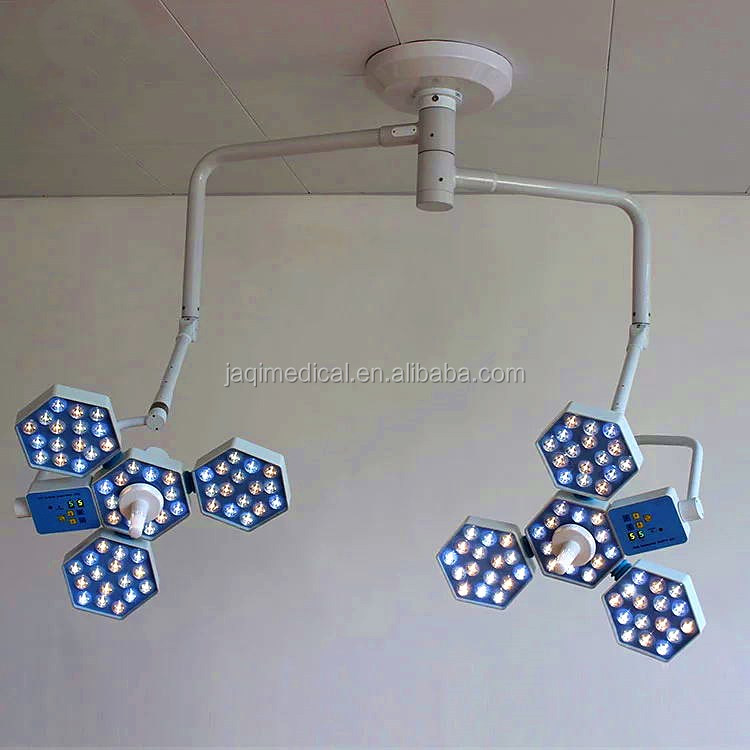 JQ-LED0404-3 двойной головкой 120, 000lux LED медицинский хирургический светильник Shadowless рабочий свет больничное оборудование