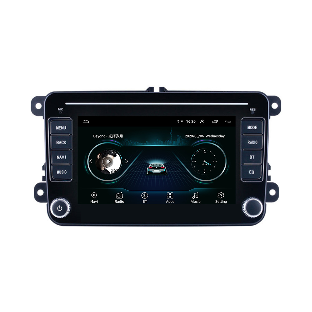 Автомагнитола 2DIN, 7 дюймов, Android, Gps-навигация, BT, Wi-Fi, для Volkswagen, Vw, Skoda, Golf, Polo