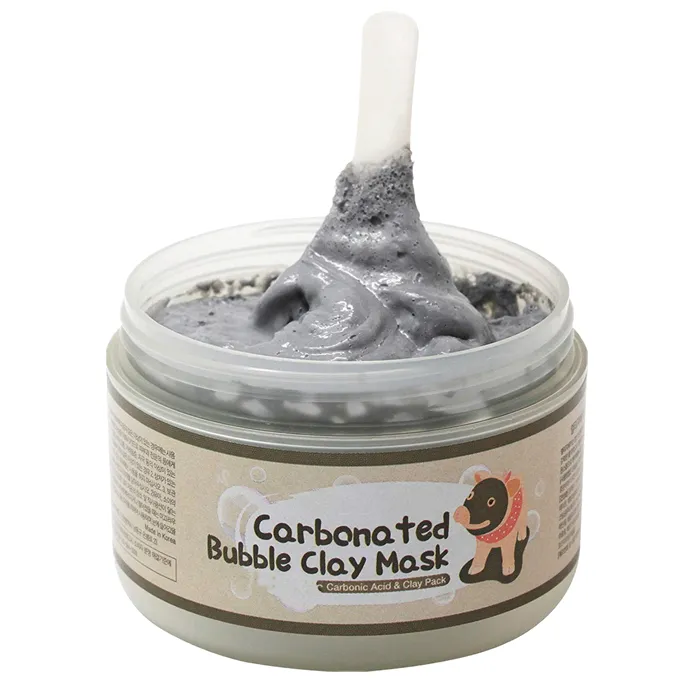 Private Label Korea Black Head Removal Exfoliating Pores Smoothing Mud Carbonated Bubble Clay Mask