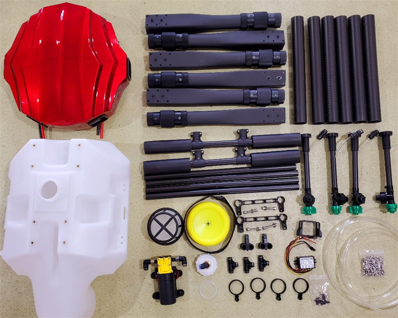 SA616 16L Agricultural Spraying Drone Frame Control System DK32 Remote Control Waterproof Flight Platform