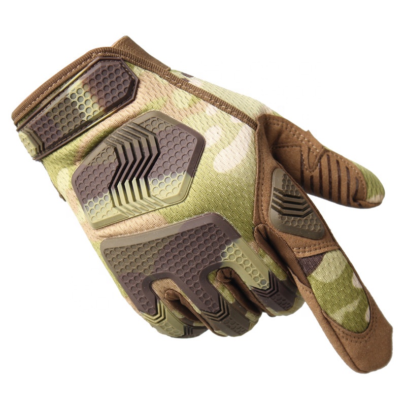Wholesale high quality outdoor protective wear-resistant motorcycle riding gloves full finger tactical sports gloves
