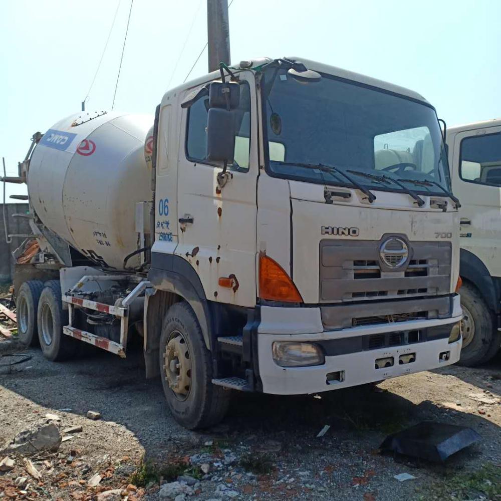 Used hino 700 concrete mixer truck/used japanese concrete mixer truck
