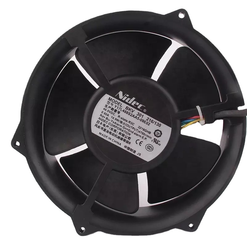Новый 12V 24V DC48V 0.80A EC AC 172X172X50MM 17250 алюминиевая рама с осевым потоком центрифужный вентилятор BKV 301 216-130 Вентилятор охлаждения