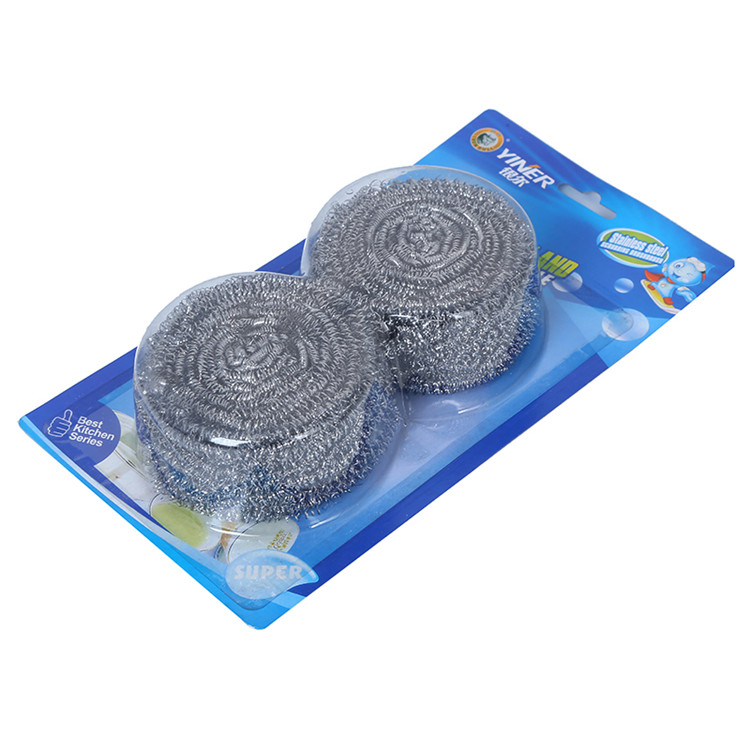 New coming metal scourer stainless steel wire stainless steel sponge scourer scrubber