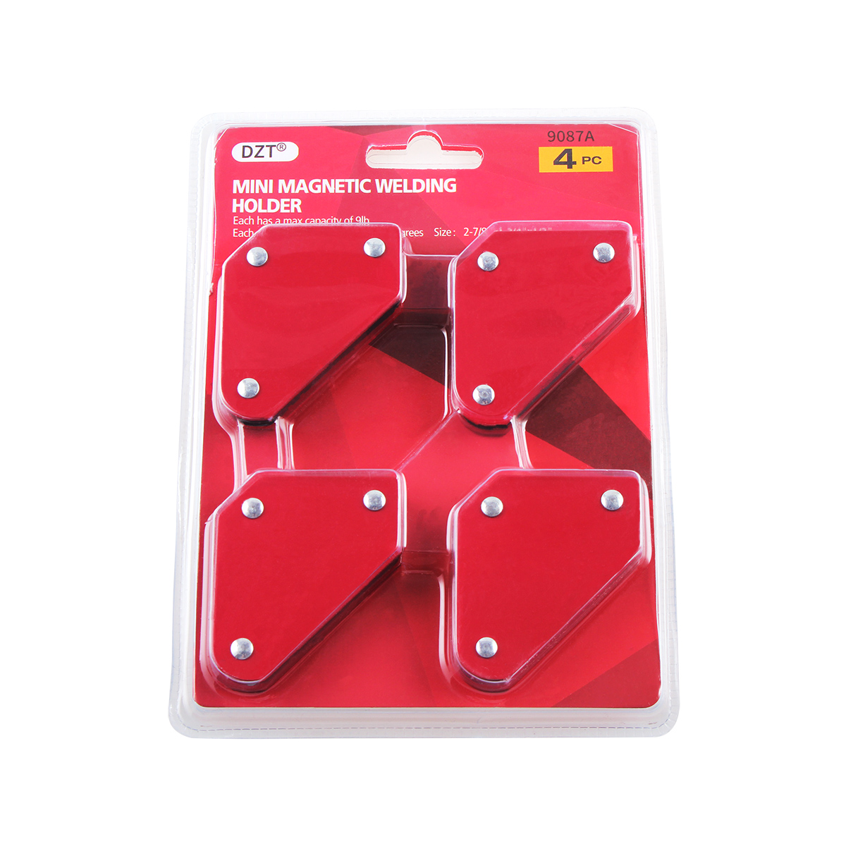 4pcs 9LB Mini Magnetic Welding Holder Set Triangle Welding Positioner Fixed Angle Soldering Locator Tools