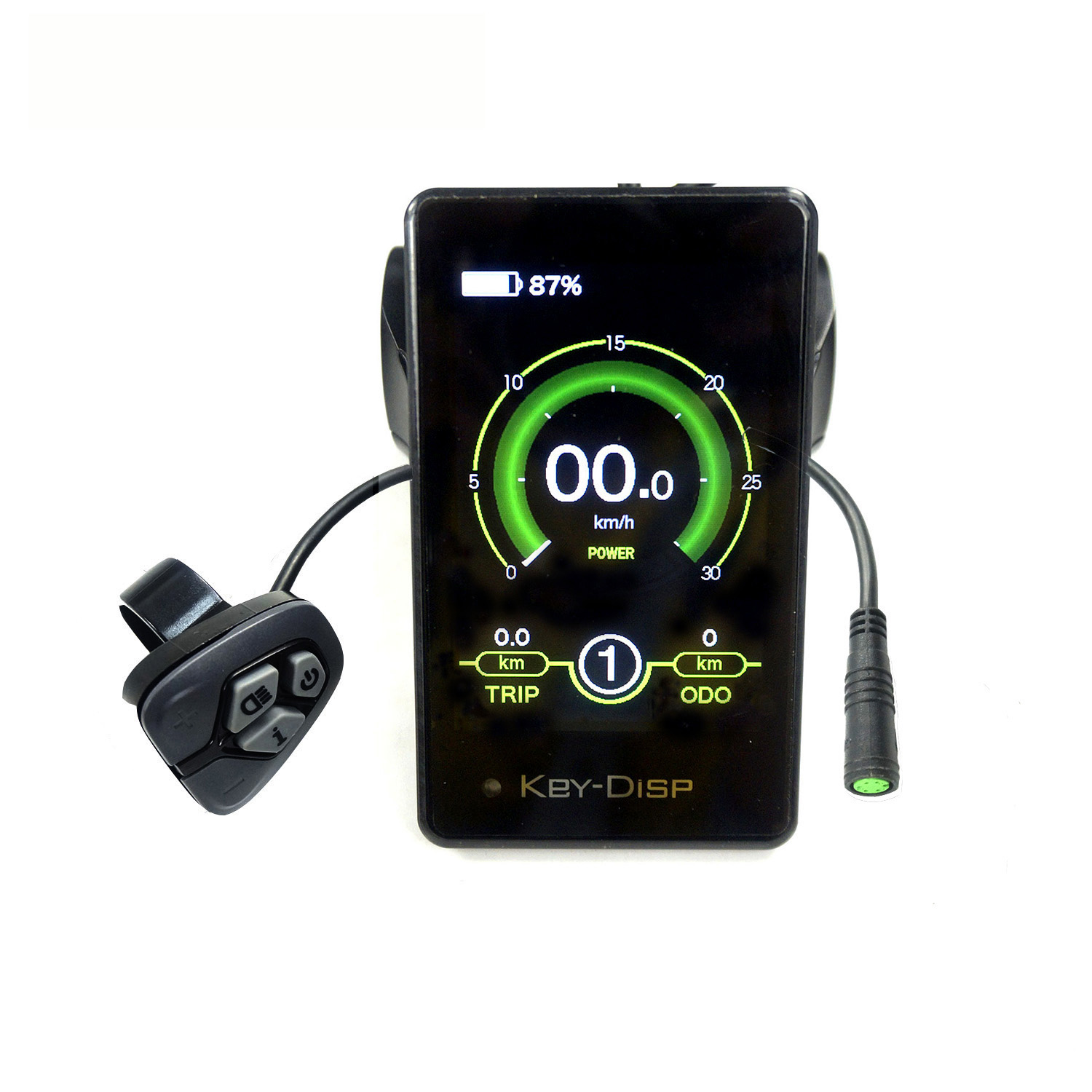 Водонепроницаемый разъем Greenpedel KD718 с USB-портом и цветным ЖК-дисплеем для двигателя среднего привода BBS01 BBS02 BBSHD