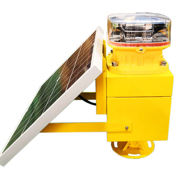 Power line night marker tower obstruction light , DC12V lead-acid battery Solar power aircraft warning light L864