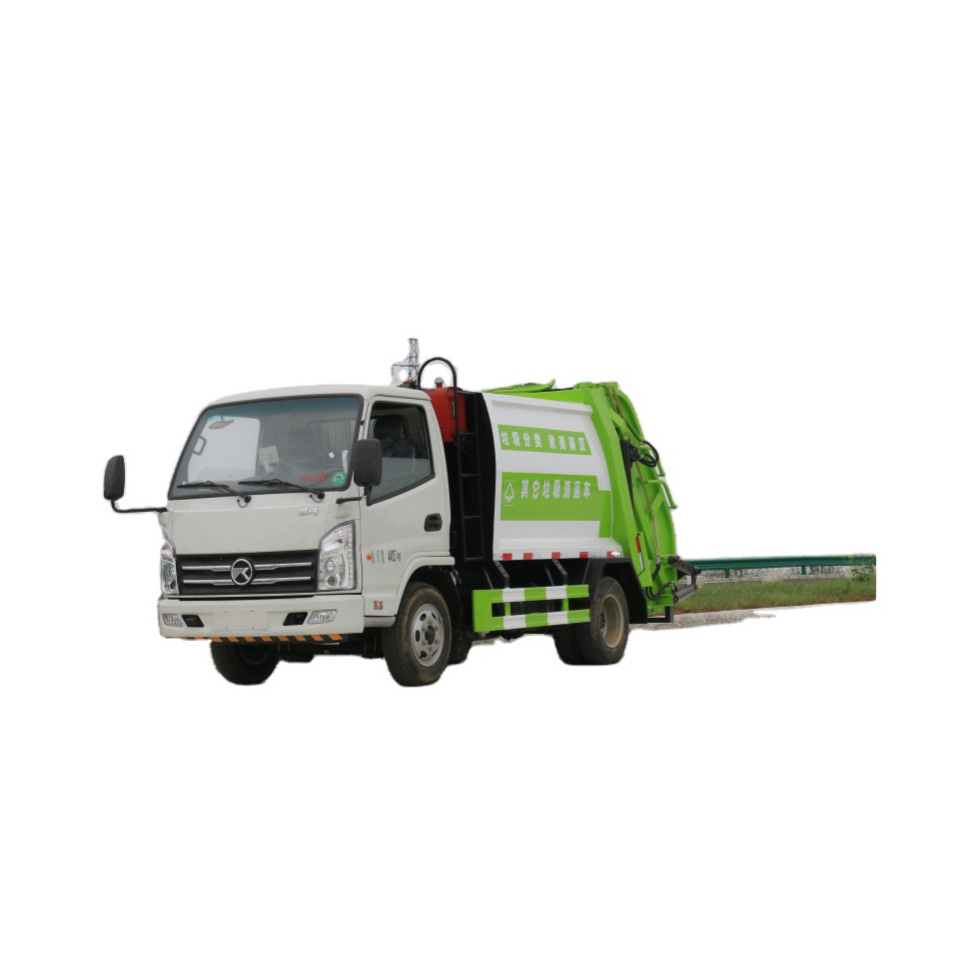 Low Price 4*2 New Design Rubbish Collection Kitchen Garbage 5 Tons Waste Transport Truck 5 CBM Garbage Truck