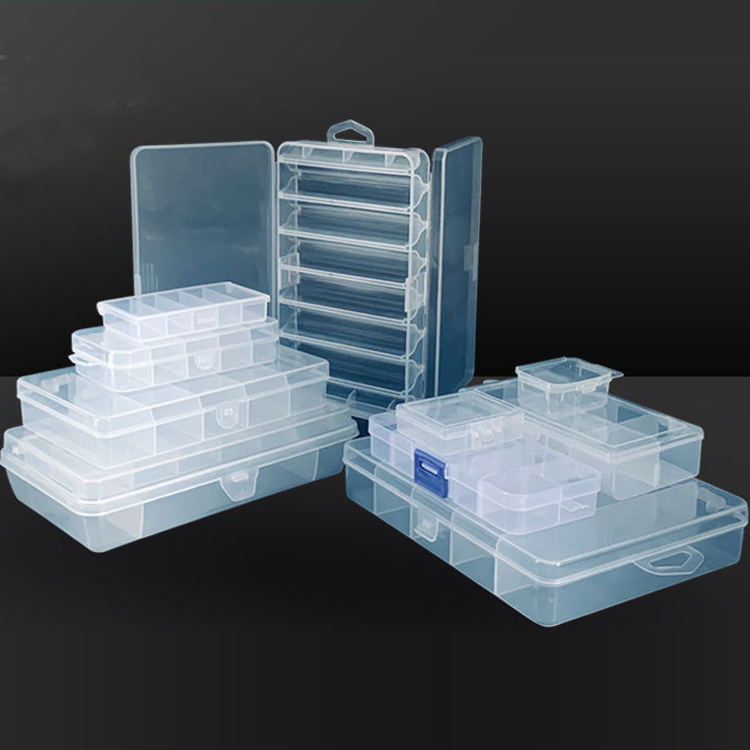 Clear PVC plastic bait box frog box bait accessories storage box