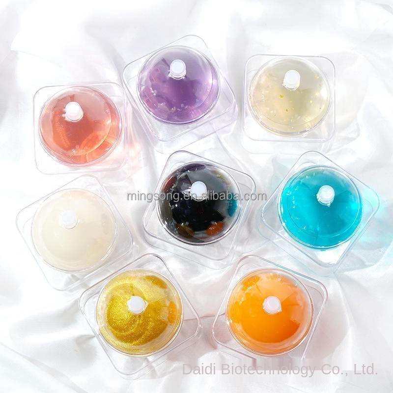 Eight Colors in stock! Australia's same collagen Dragon Ball face cleansing puff OEM processing cleaning remover without residue