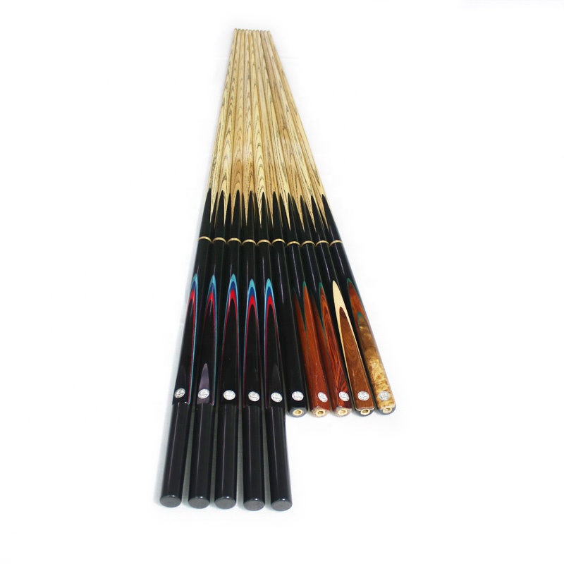 3/4 шарнирная пепепельная древесина OM Snooker Cue, разные дизайны, одинаковое качество. 57 дюймов, наконечник 9/10 мм, 17-20 унций