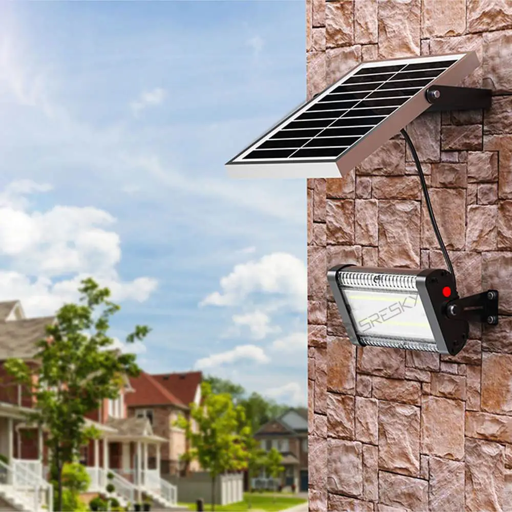 New product solar powered motion sensor wall light solar rechargeable wall lamp outdoor