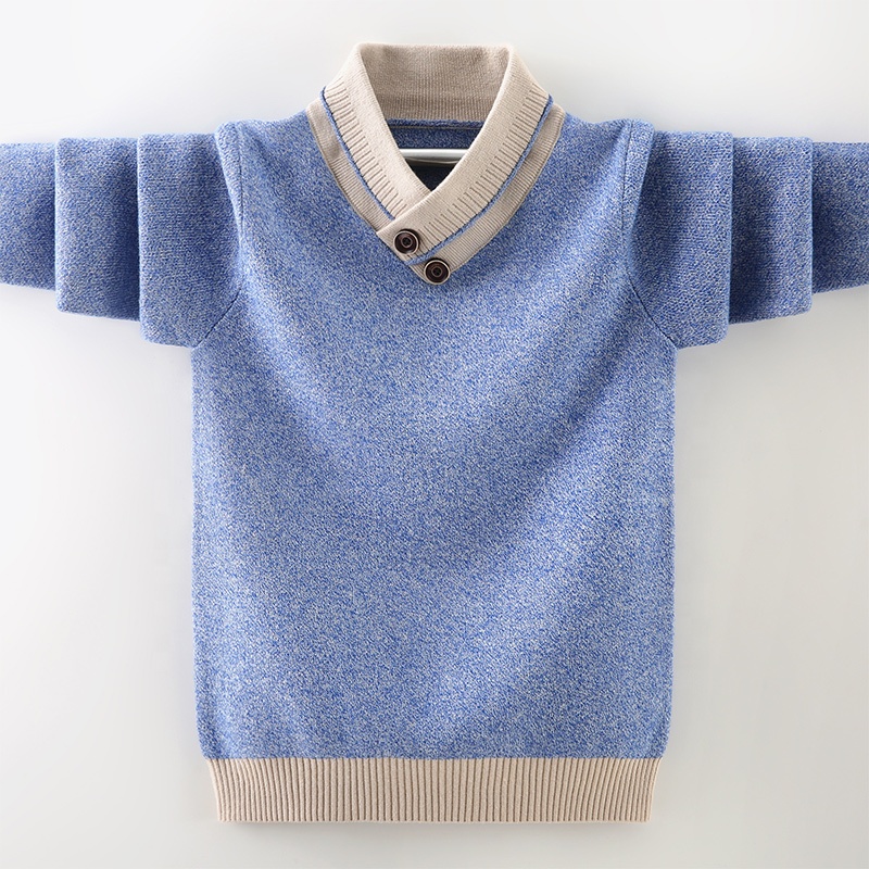 Sweaters knitwear winter knitted cashmere kids pullover computer customizable anti technics gray