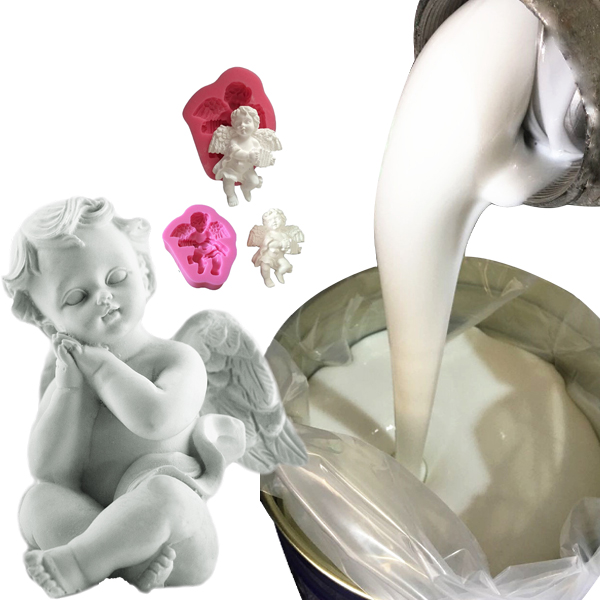 cheap silicone rubber for gypsum statue in low viscosity