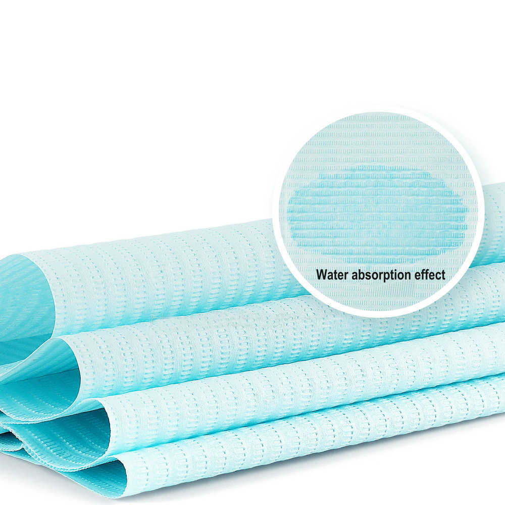 Medical Waterproof Colorful Disposable Consumable Dental Bibs Use In Clinic Dental Napkins