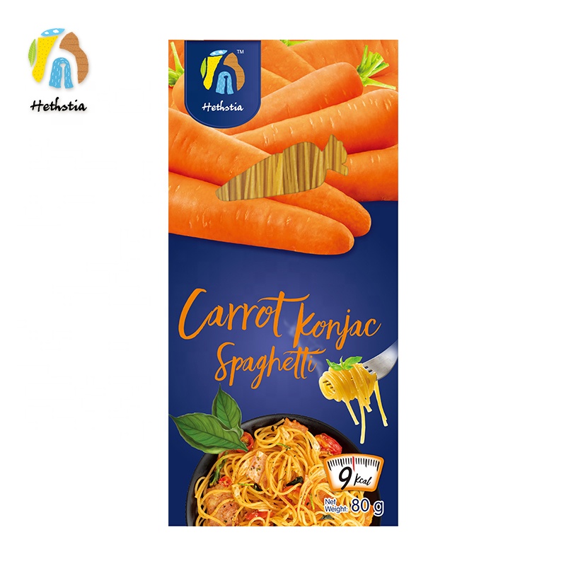 Non-GMO keto pasta indonesia dried konjac noodles instant shirataki dry noodle