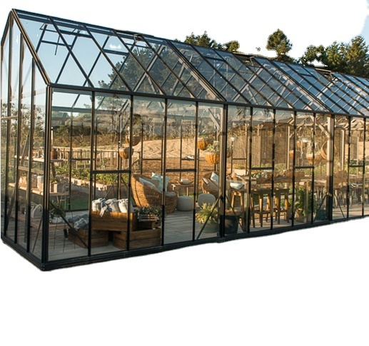Glass House Wedding Terrassendach Orangerie Greenhouse