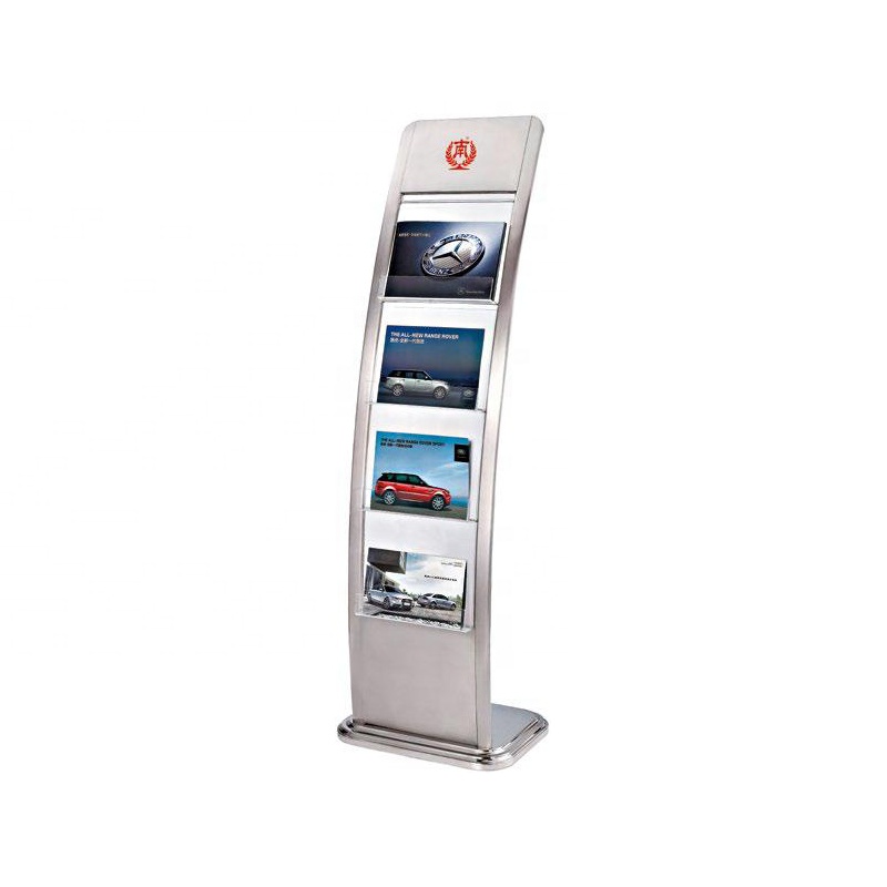 Hotel bank lobby floor-standing modern style display rack display rack data rack