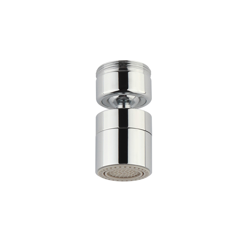 Whole Brass Exquisite Shape Water saving Chrome 2 Jet Dual functions spray 360 degree Kitchen faucets Aerator