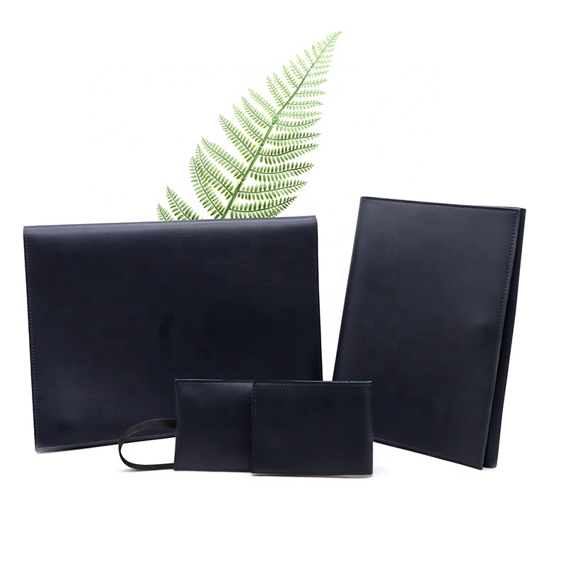 High Quality Pu Leather phone pen notebook Tablet Covers pad Sleeve Case Document Bag File Folder