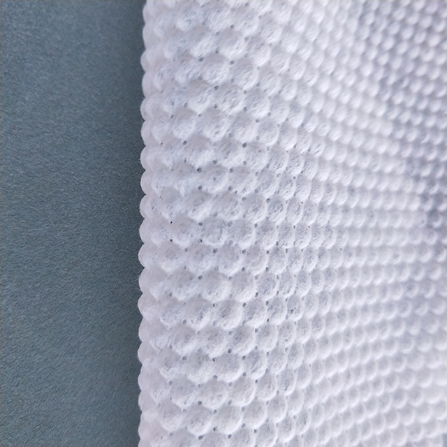 HUANUO Embossed Non Woven Hot Air Through Nonwoven ES Fabric For Diaper